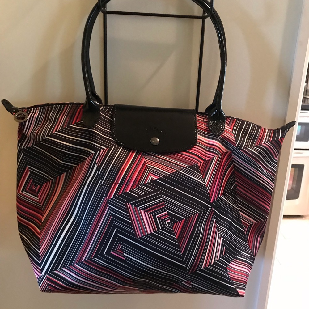 🦄 LIMITED EDITION Longchamp Op Art Le Pliage